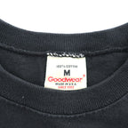 Goodwear Black Cotton Pocket Tank Top Crewneck Sleeveless Made in USA Size M