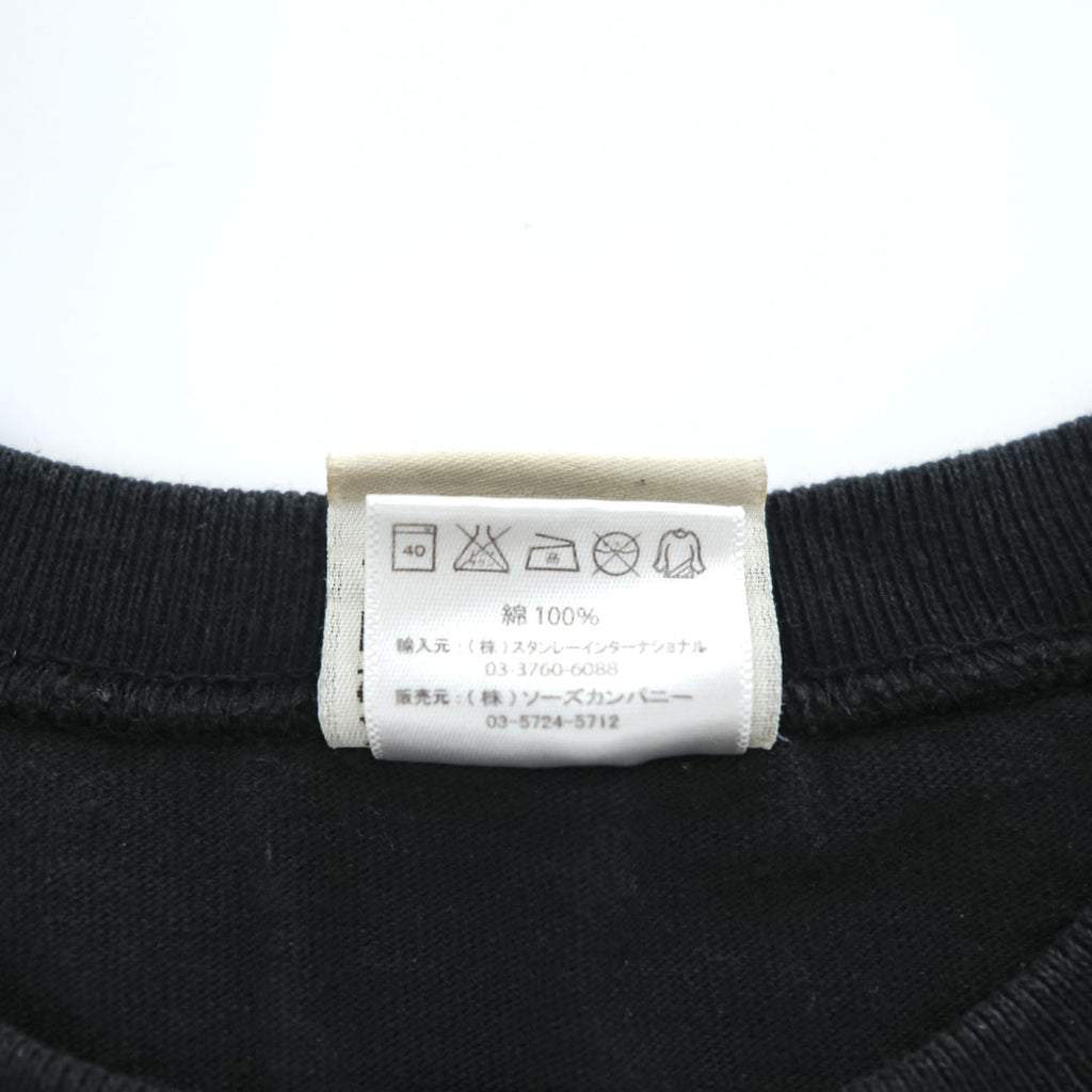 Goodwear Black Cotton Pocket Tank Top Crewneck Sleeveless Made in USA Size M