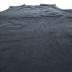 Goodwear Black Cotton Pocket Tank Top Crewneck Sleeveless Made in USA Size M