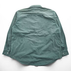 Levi Strauss 90s Vintage Long-Sleeve Work Shirt XL Khaki Green 60560-1332