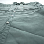Levi Strauss 90s Vintage Long-Sleeve Work Shirt XL Khaki Green 60560-1332