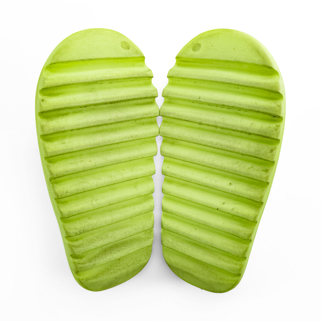 adidas イージー スライド YEEZY SLIDE サンダル 26cm ライムグリーン EVA シャークソール KANYE WEST