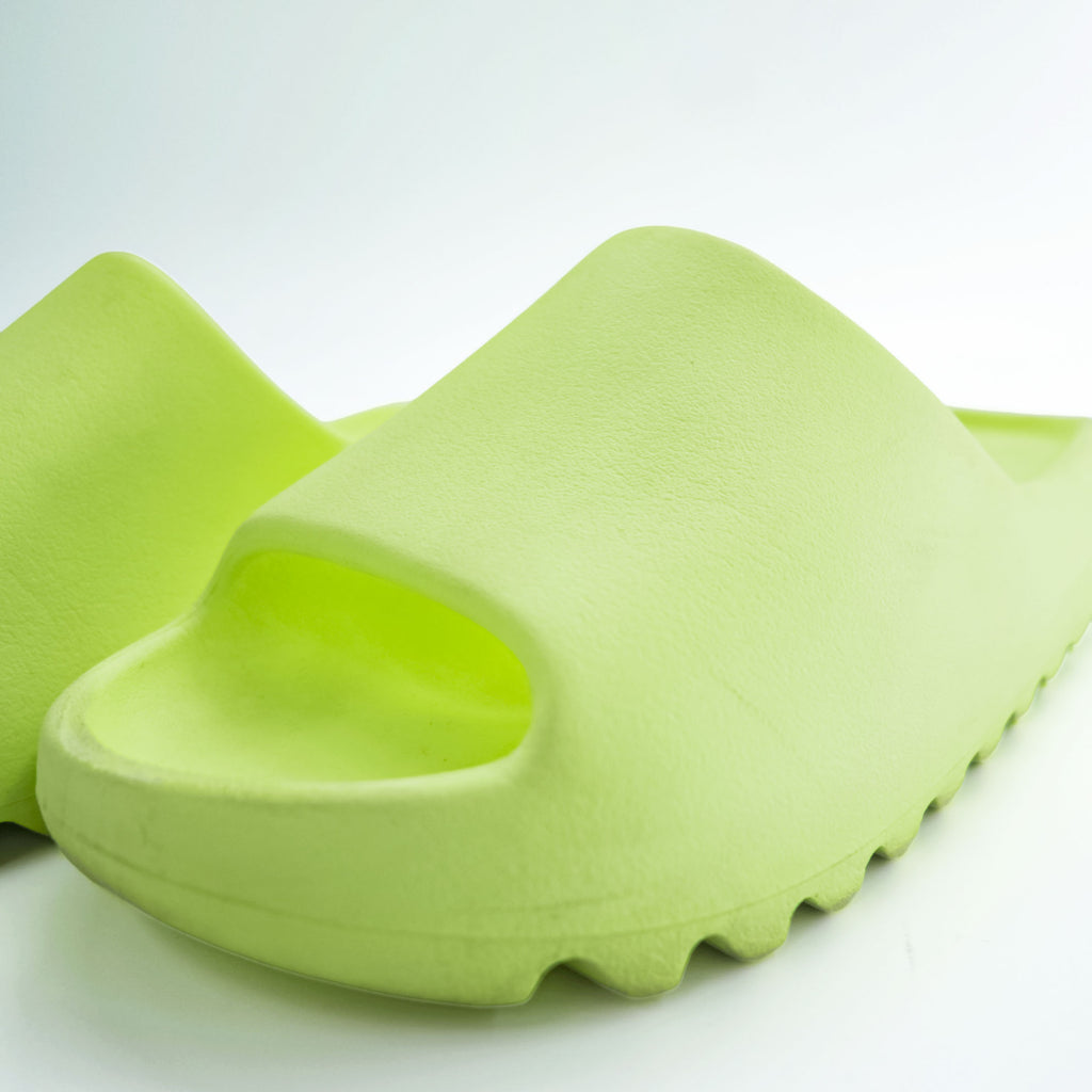 adidas イージー スライド YEEZY SLIDE サンダル 26cm ライムグリーン EVA シャークソール KANYE WEST