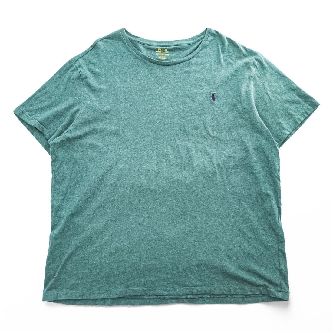 Polo Ralph Lauren Tシャツ 2XL グリーン スモールポニー ロゴ 刺繍 ビッグサイズ