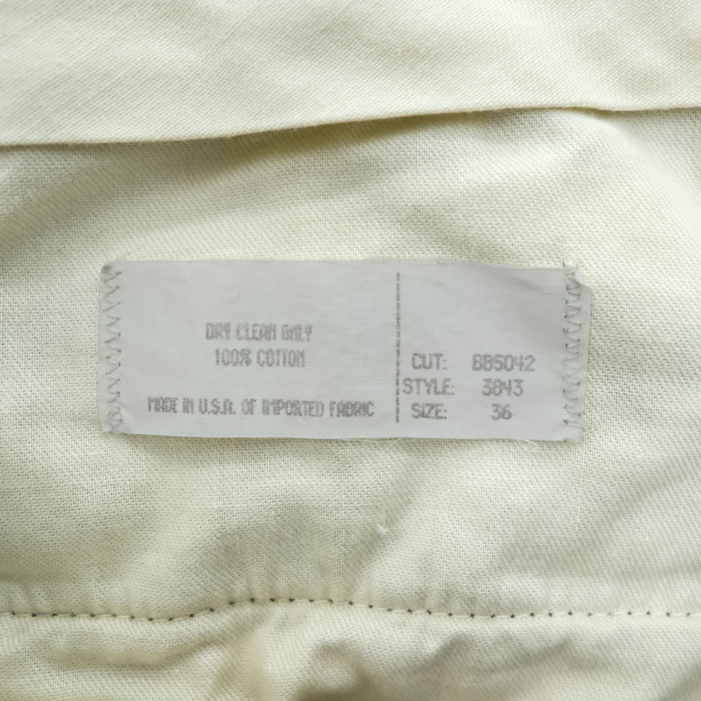 Brooks Brothers 90s Vintage Corduroy Pleated Pants Olive/Khaki 100% Cotton US-Made Size 36 (≈88cm Waist) Cuffed Relaxed Tapered