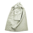 Breakwater 100% Linen Short Sleeve Camp Collar Shirt Sage Green Embroidered Bamboo Pattern M