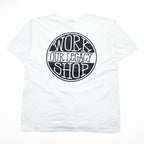 STUSSY × OUR LEGACY 半袖 Tシャツ DOT PIGMENT DYED TEE バックプリント WORK SHOP L ホワイト