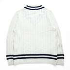 Brooks Brothers V-neck Tilden Sweater L Navy, White