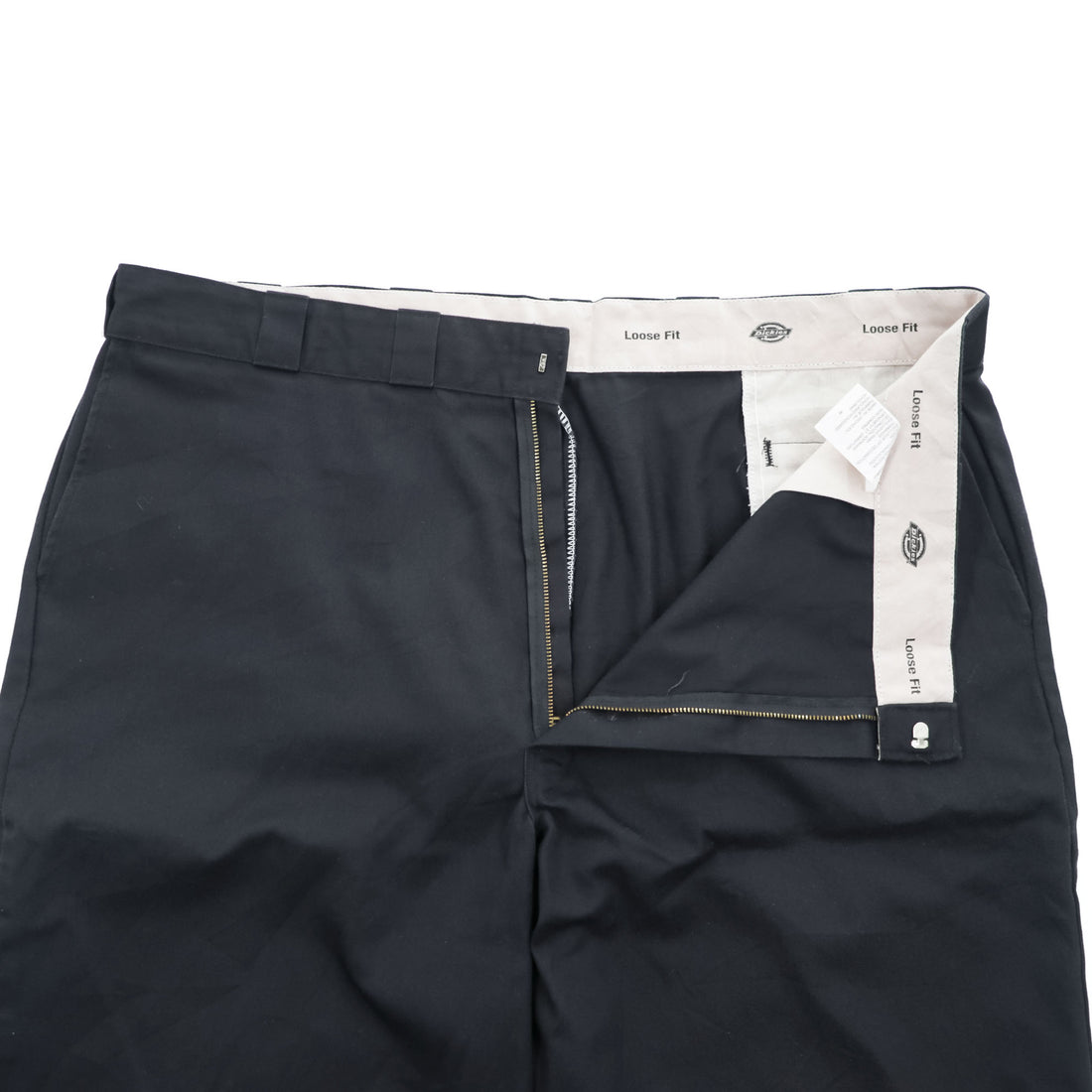 Dickies Loose Fit Work Shorts Black Polyester/Cotton 65/35 Men Size 46 (JP XL) Waist 114cm