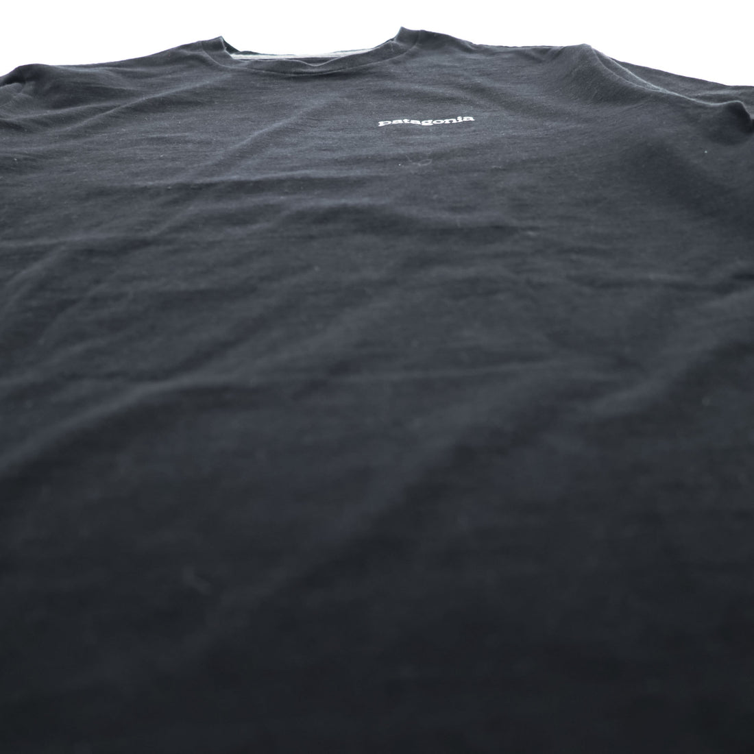 Patagonia Tシャツ S ブラック バックプリント Fitz Roy Horizons Tee レスポンシビリティー 38501