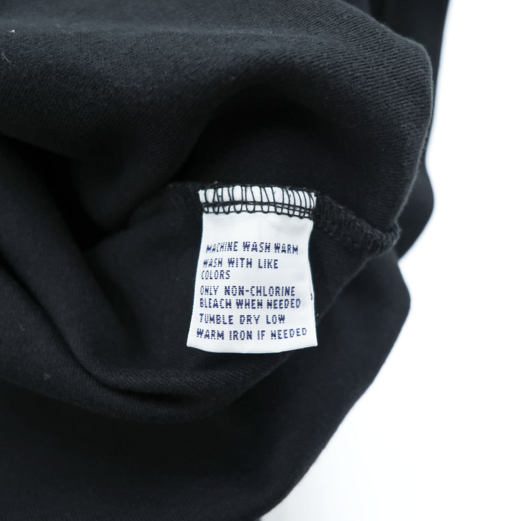 Polo Ralph Lauren 90s Vintage Rugby Polo Shirt L Black Small Pony Embroidered Logo CUSTOM FIT