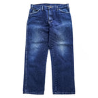 Dickies Denim Jeans Straight Indigo Washed Work Pants Zip Fly 36x30 (W36 L30) 100% Cotton
