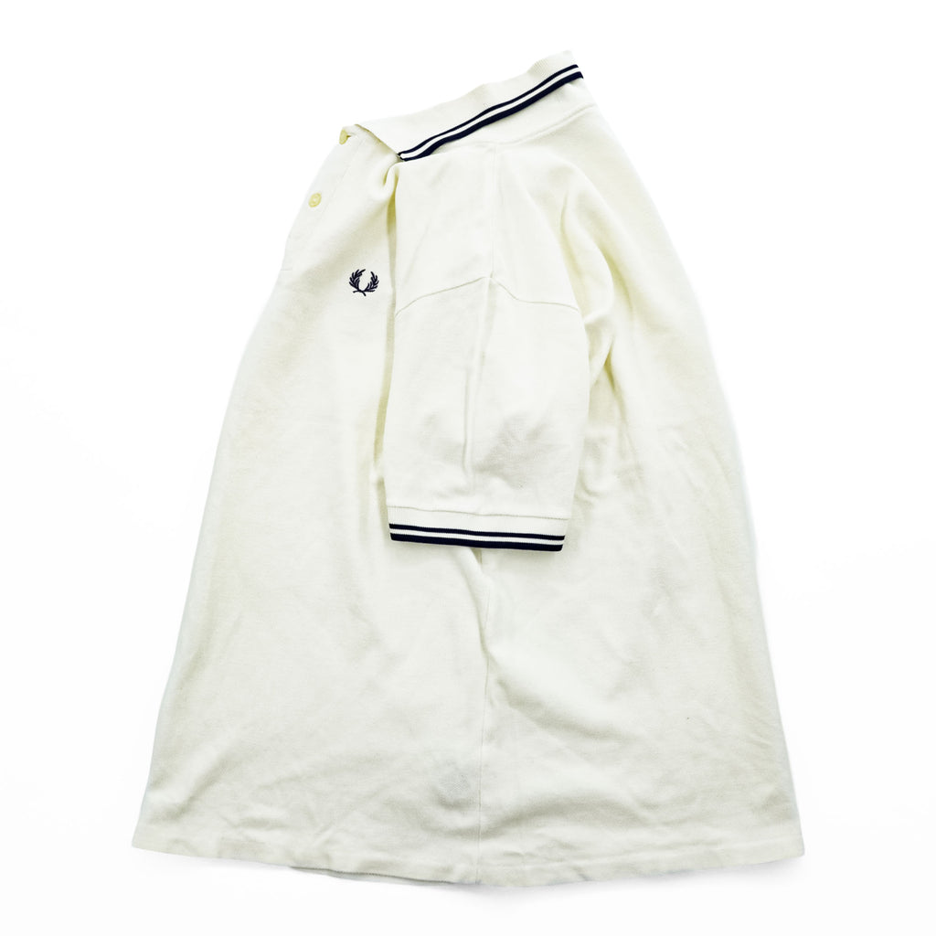 FRED PERRY 90年代 ヴィンテージ 英国製 ポロシャツ L ホワイト イングランド製