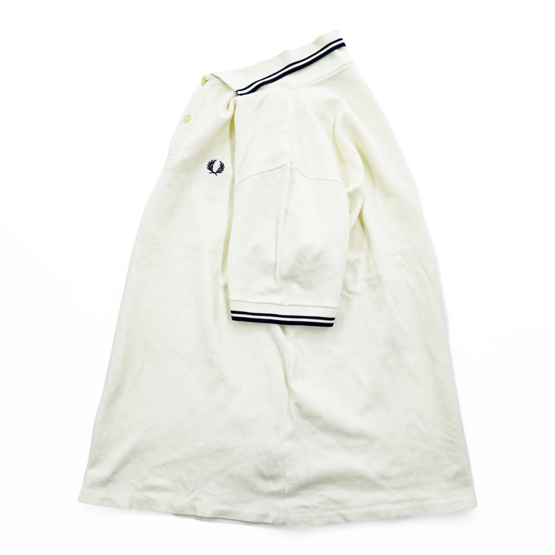 FRED PERRY 90年代 ヴィンテージ 英国製 ポロシャツ L ホワイト イングランド製