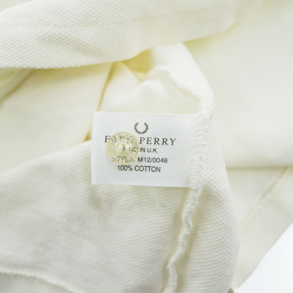 FRED PERRY 90年代 ヴィンテージ 英国製 ポロシャツ L ホワイト イングランド製