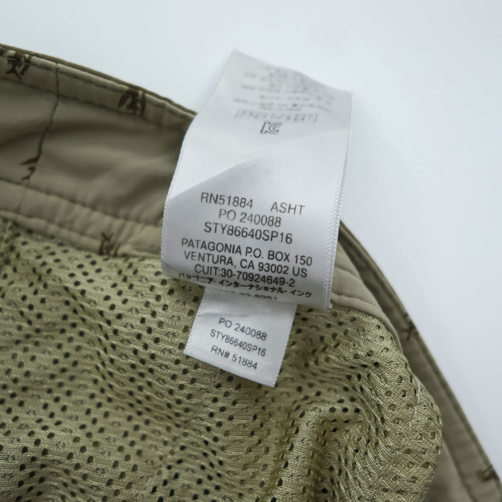 Patagonia Stretch Wavefarer Walk Shorts Shorts XL Beige 86640