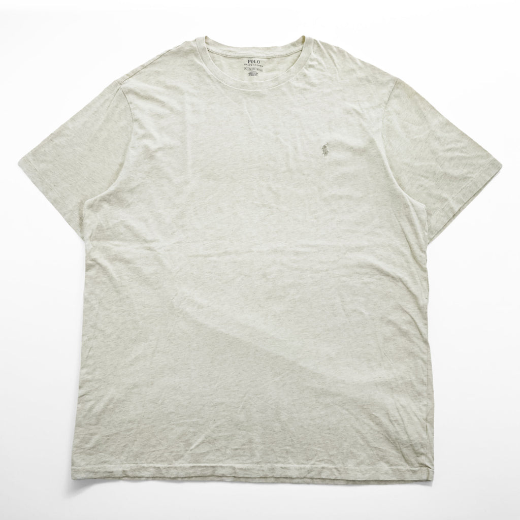 Polo Ralph Lauren Tシャツ XL ベージュ スモールポニー ロゴ 刺繍 ビッグサイズ