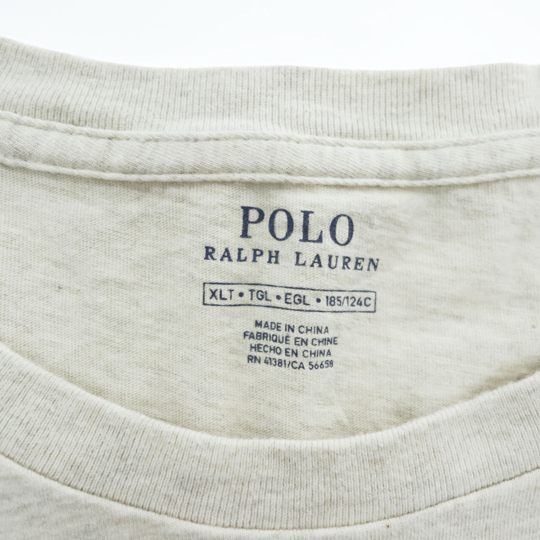 Polo Ralph Lauren Tシャツ XL ベージュ スモールポニー ロゴ 刺繍 ビッグサイズ