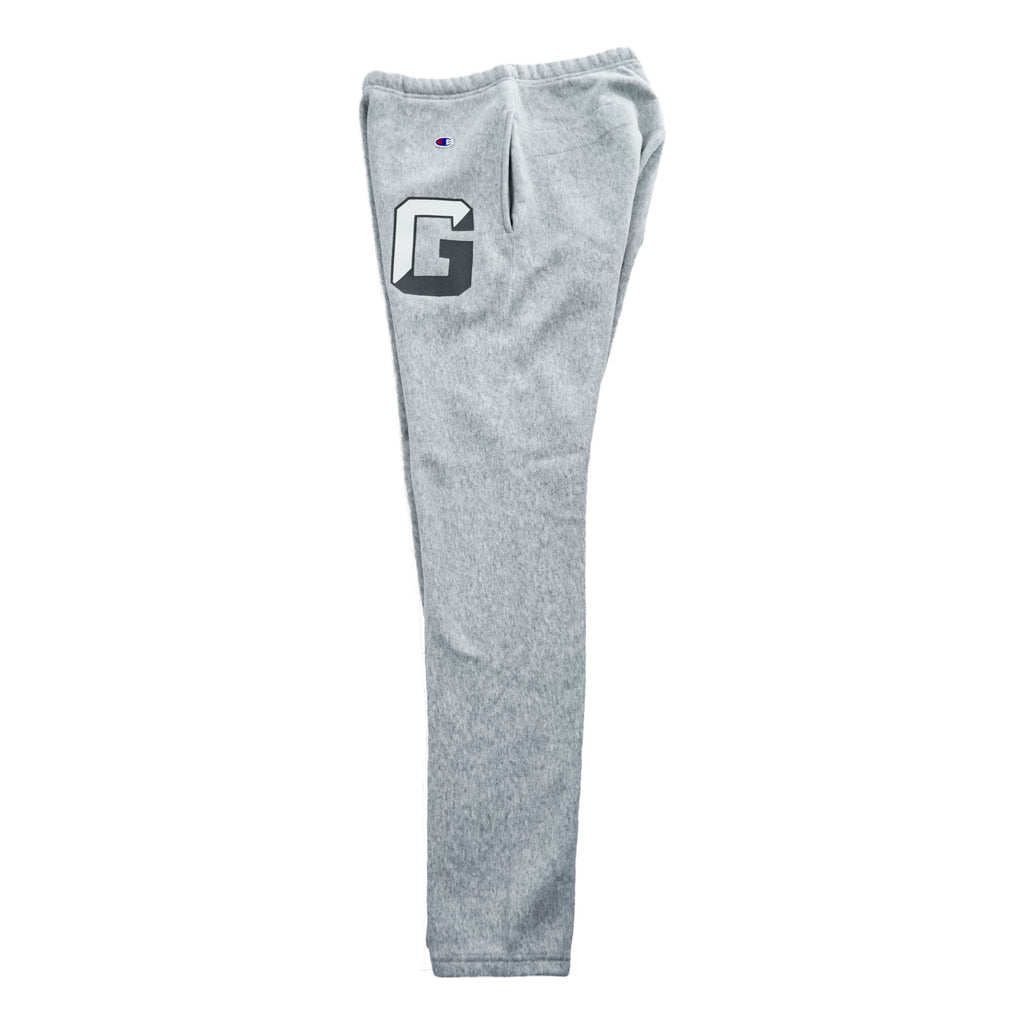 BEAMS別注 Champion リバースウィーブ スウェットパンツ L グレー REVERSE WEAVE 裏起毛 カレッジ 11-24-0486-411