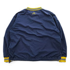 Champion 90s Vintage Track Jacket Jersey XL Navy, Yellow Drawstring, US NAVY Patch