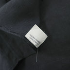Louisiana Lodge 100% Linen Black Short Sleeve Button-Up Shirt Chest Pocket Curved Hem M (fits L)