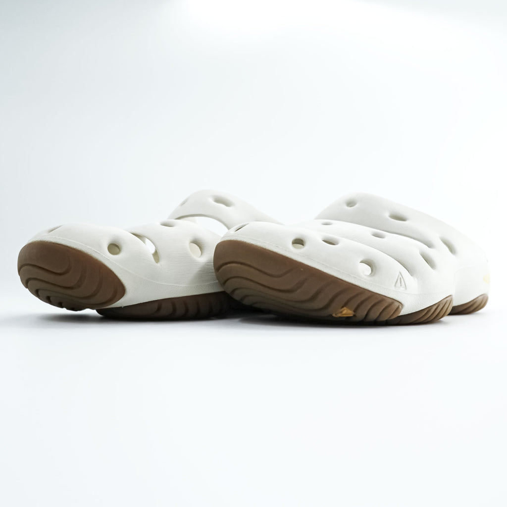 KEEN Clog Sandals White/Brown EVA Slip-On Vent Holes Lightweight Size JP 28cm (US 10)