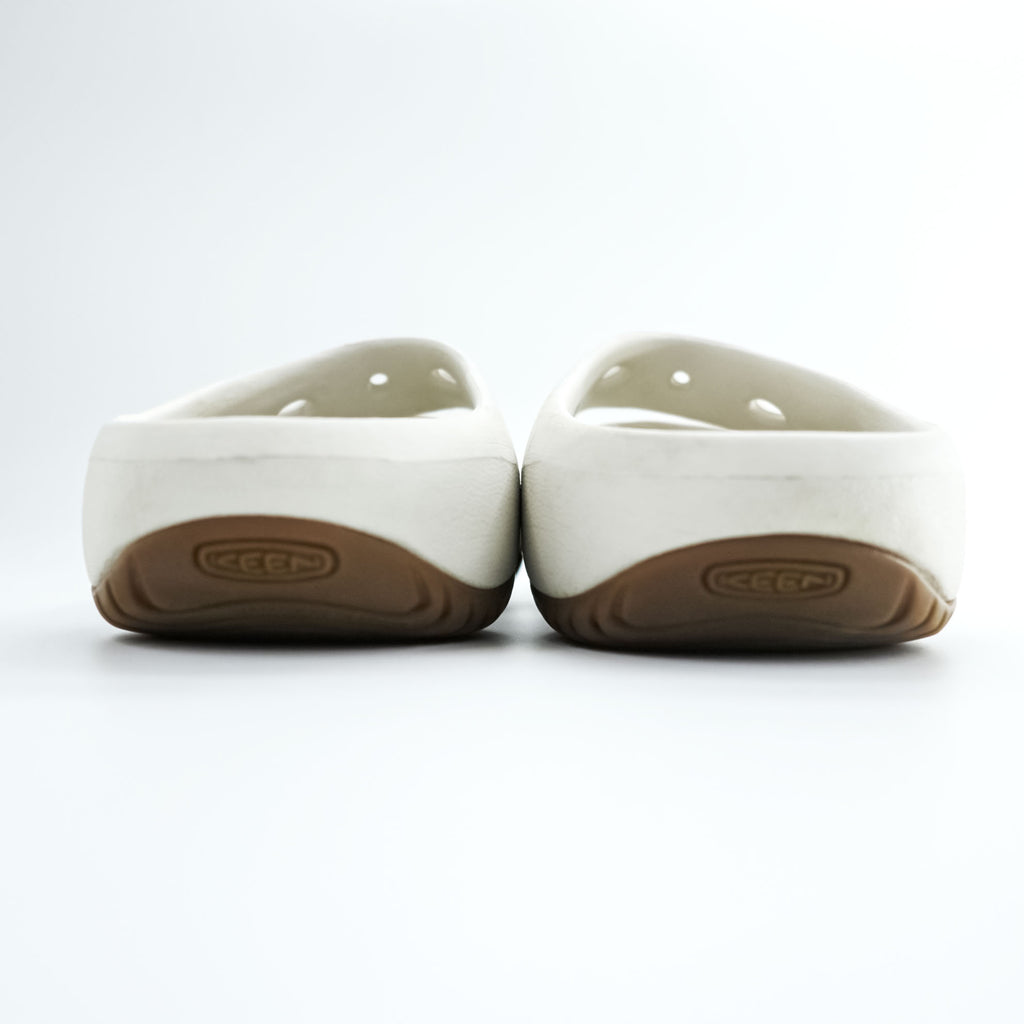 KEEN Clog Sandals White/Brown EVA Slip-On Vent Holes Lightweight Size JP 28cm (US 10)