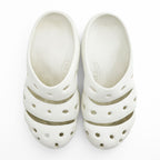 KEEN Clog Sandals White/Brown EVA Slip-On Vent Holes Lightweight Size JP 28cm (US 10)