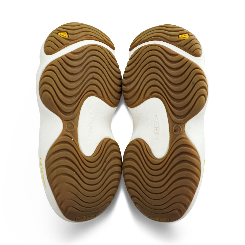KEEN Clog Sandals White/Brown EVA Slip-On Vent Holes Lightweight Size JP 28cm (US 10)