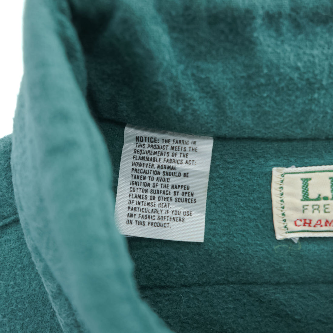 L.L.Bean 80s Vintage USA Made Long Sleeve Shirt XL Green CHAMOIS CLOTH SHIRT