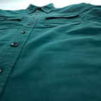 L.L.Bean 80s Vintage USA Made Long Sleeve Shirt XL Green CHAMOIS CLOTH SHIRT