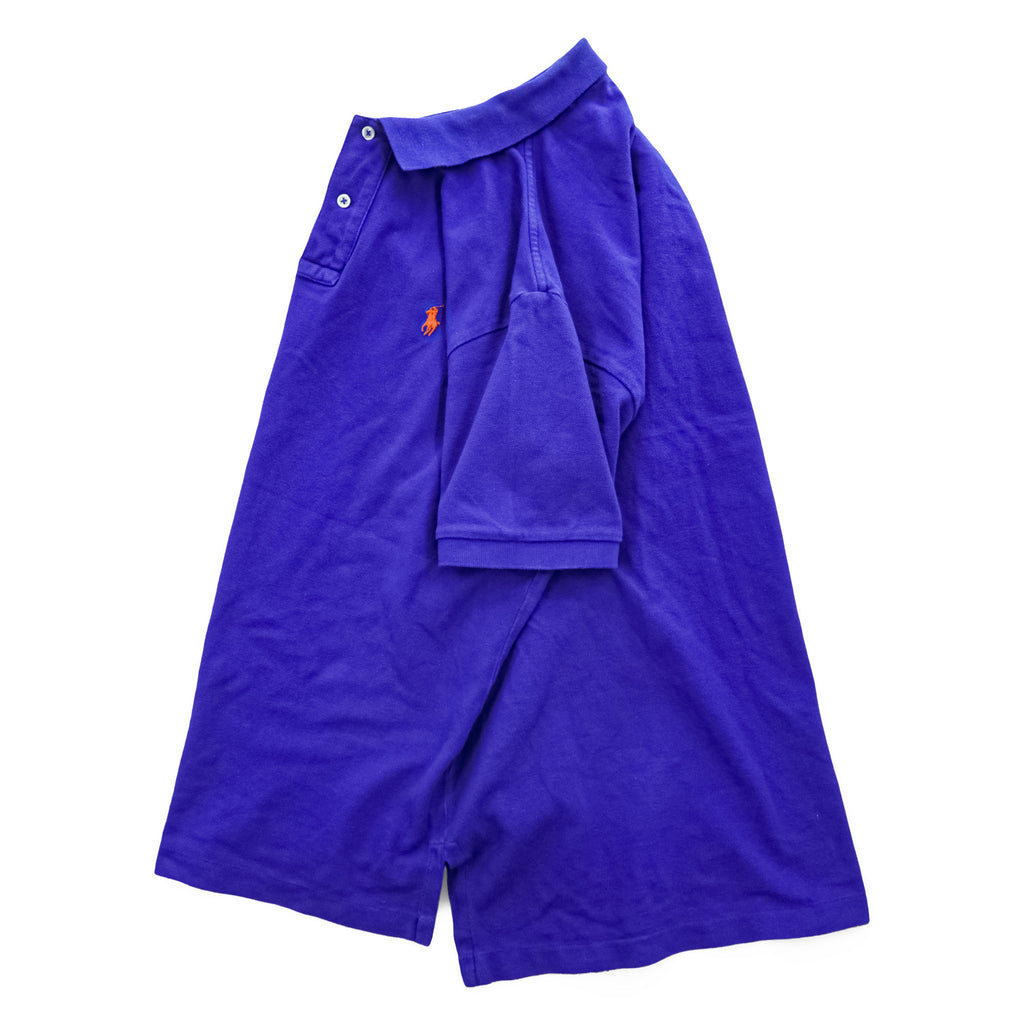 Polo Ralph Lauren 鹿の子 ポロシャツ M CLASSIC FIT ロイヤルブルー スモールポニー ロゴ 刺繍