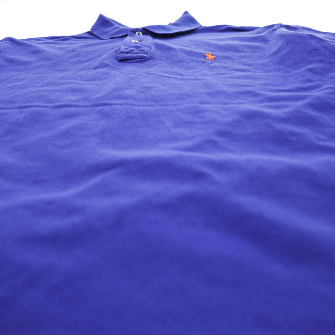 Polo Ralph Lauren 鹿の子 ポロシャツ M CLASSIC FIT ロイヤルブルー スモールポニー ロゴ 刺繍