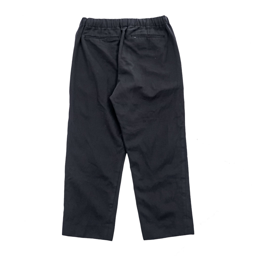 AURALEE Japan Made Slacks Pants 3 Black WOOL KERSEY EASY PANTS A7AP03BK