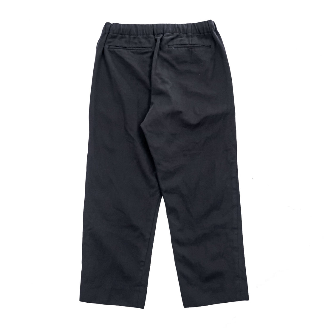 AURALEE Japan Made Slacks Pants 3 Black WOOL KERSEY EASY PANTS A7AP03BK