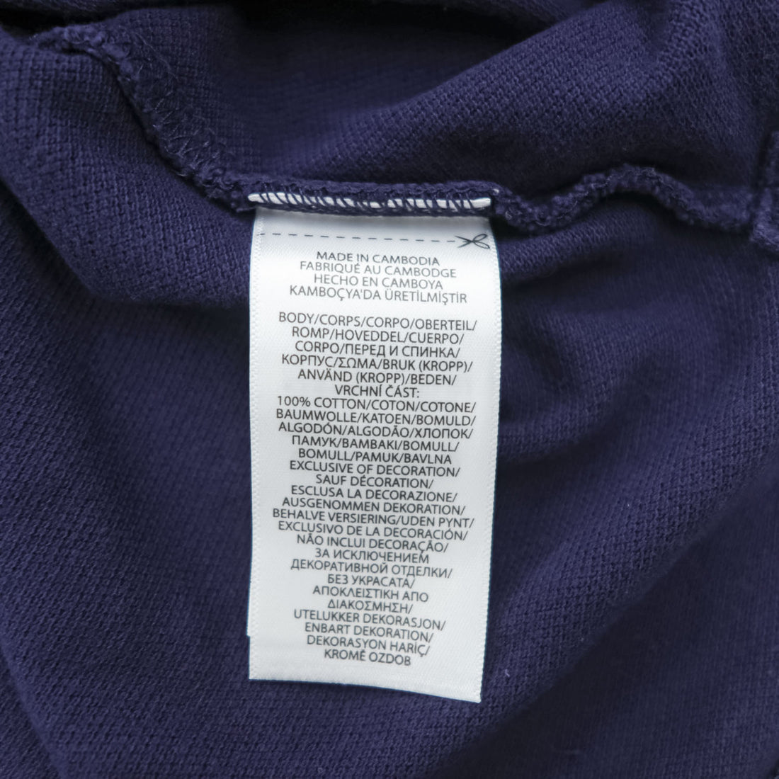 Polo Ralph Lauren 鹿の子 ビッグポニー 刺繍 ポロシャツ CLASSIC FIT ネイビー