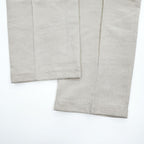 Claiborne (Liz Claiborne) Linen-Cotton Trousers Off-White Center-Press W34 L30