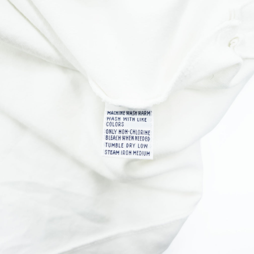 Polo Ralph Lauren 90年代 ポロシャツ L ホワイト スモールポニー ロゴ 刺繍 コットン
