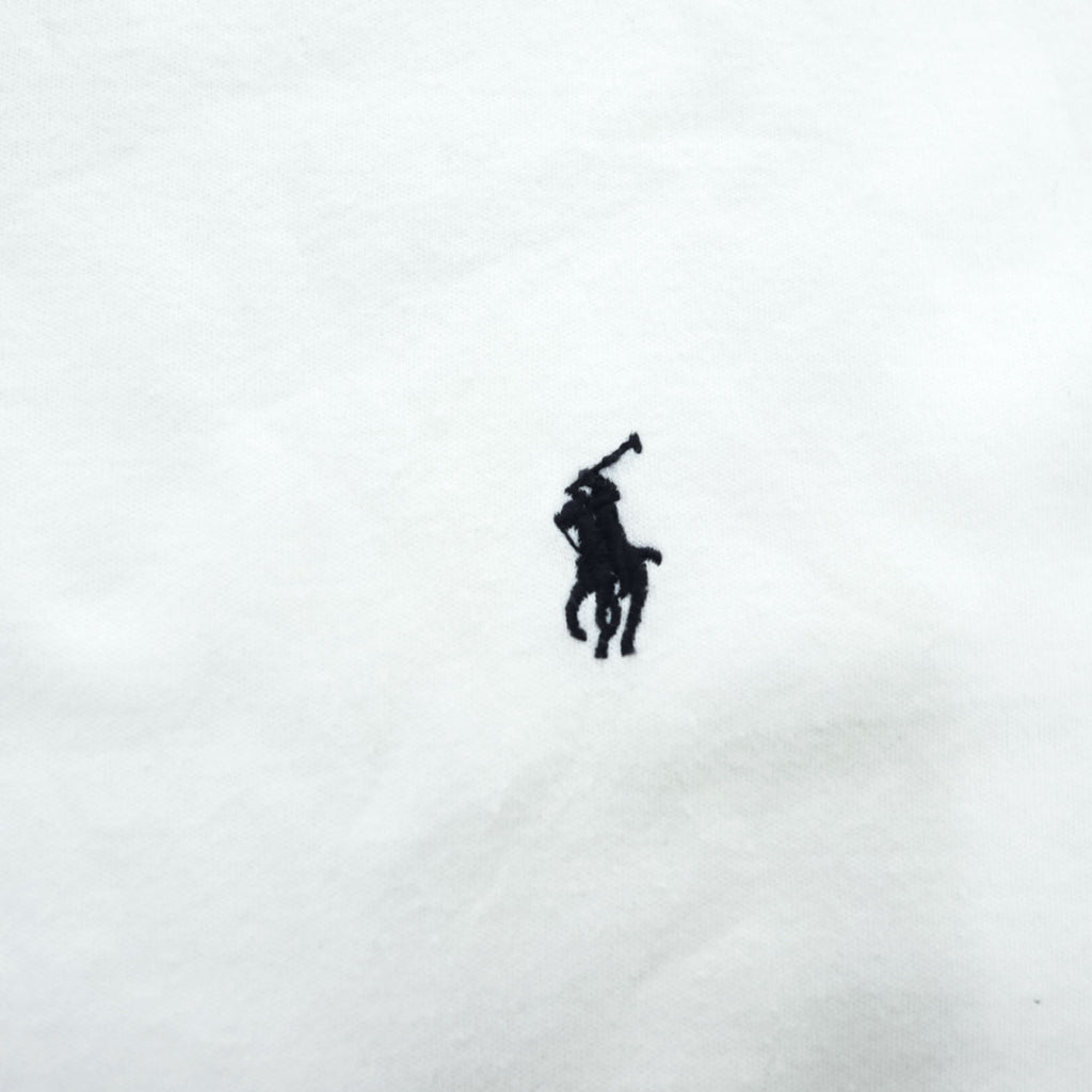 Polo Ralph Lauren 90年代 ポロシャツ L ホワイト スモールポニー ロゴ 刺繍 コットン