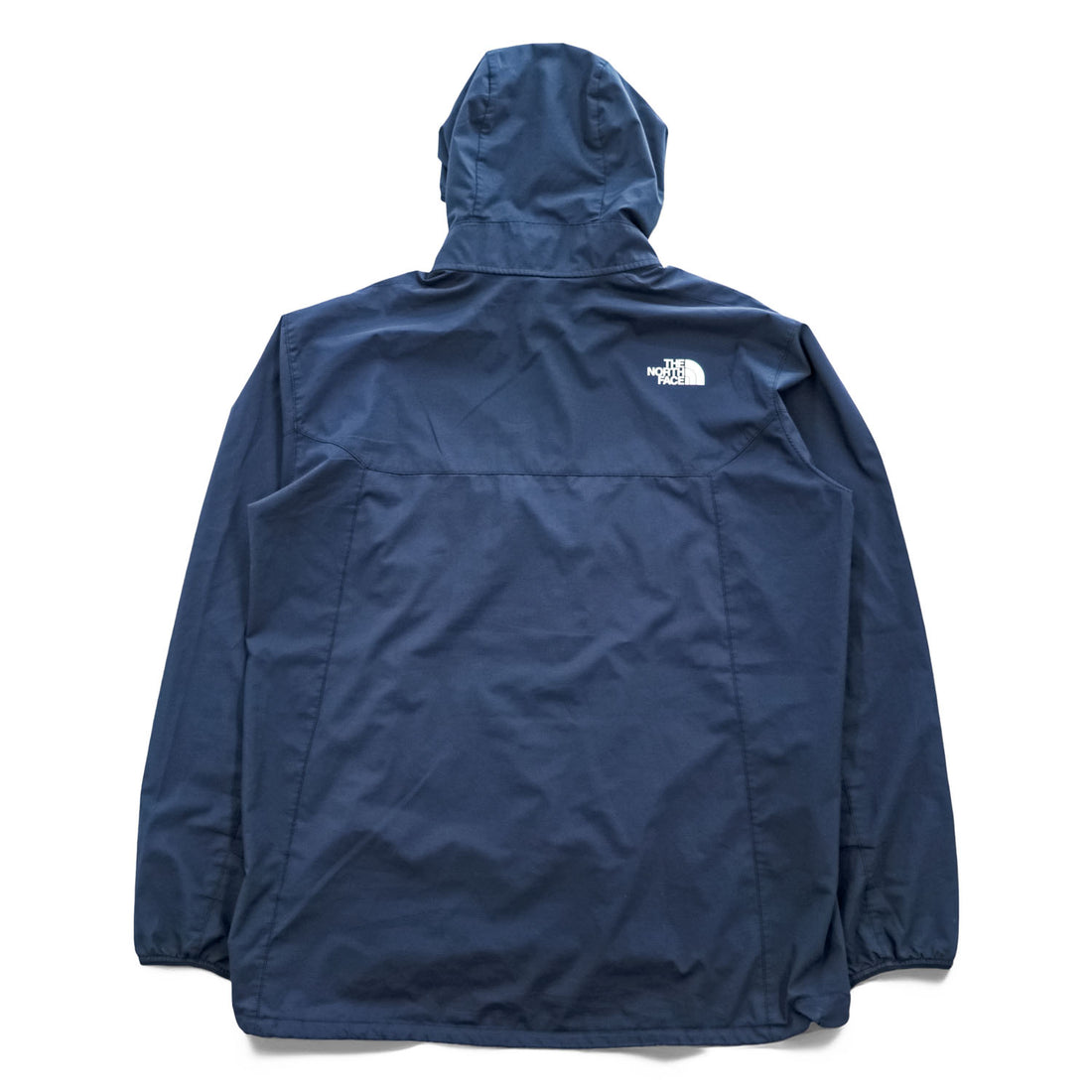 THE NORTH FACE ES Anytime Wind Hoodie Mountain Parka Shell Rain Jacket UV Guard Water Repellent XL Navy NP72385