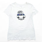 Patagonia USA-Made T-Shirt, Size S, Fitzroy Paddle Van White, Printed, Regular Fit, Taiwan 39326