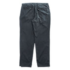 Emporio Armani 7V1PN8 trousers black cotton-blend tapered pleated button-fly side-zip pockets back welt zip EA metal logo cuff 2021 EU52