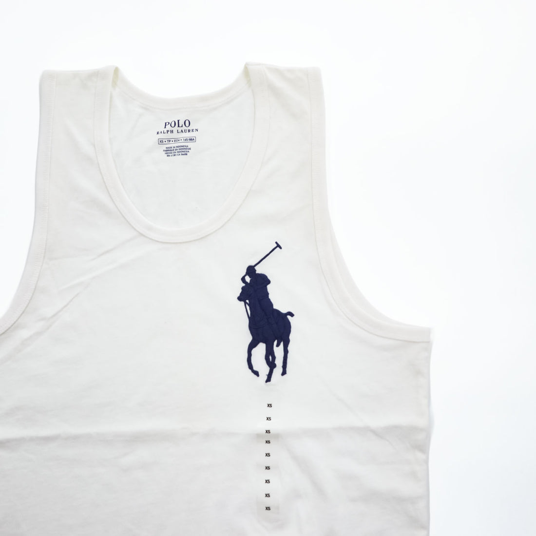 Polo Ralph Lauren Tank Top, Size XS, White, Big Pony, Unused