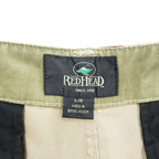 RED HEAD VINTAGE Cargo Work Pants Double Knee Camouflage Khaki Green, Beige, Brown L