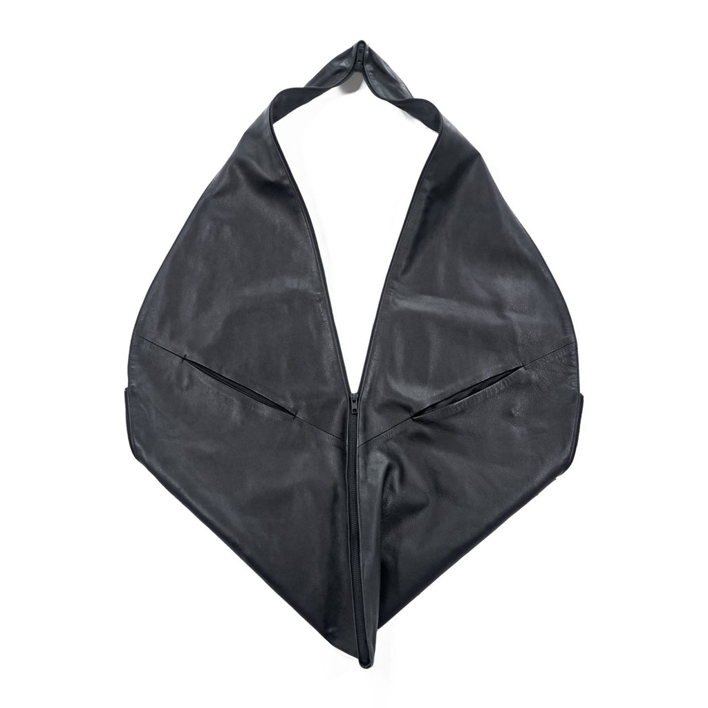 T.A.S ティーエーエス 2WAY VEST BAG レザーベストバッグ FREE ワンショルダーバッグ レザーベスト ブラック