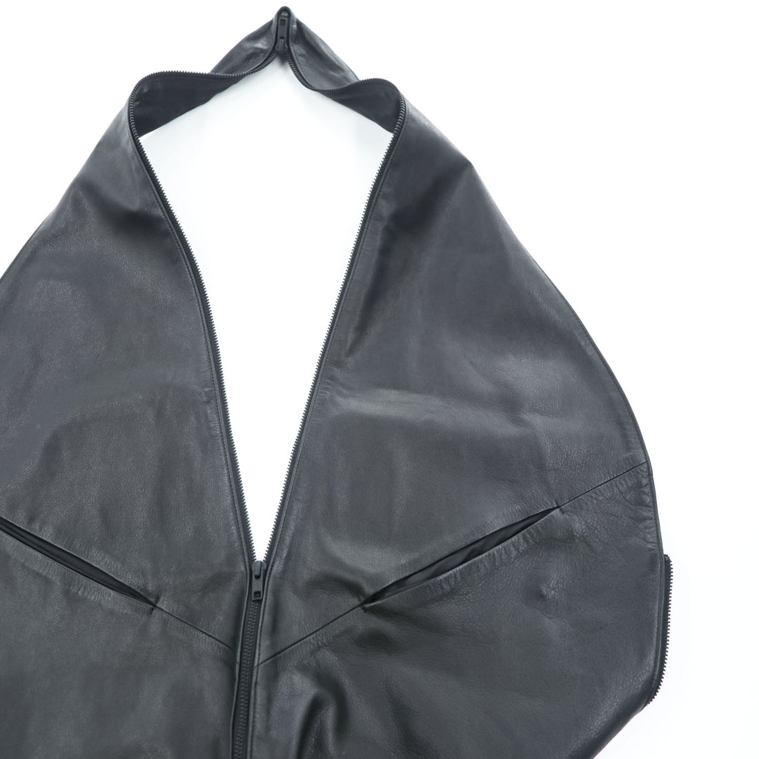 T.A.S ティーエーエス 2WAY VEST BAG レザーベストバッグ FREE ワンショルダーバッグ レザーベスト ブラック