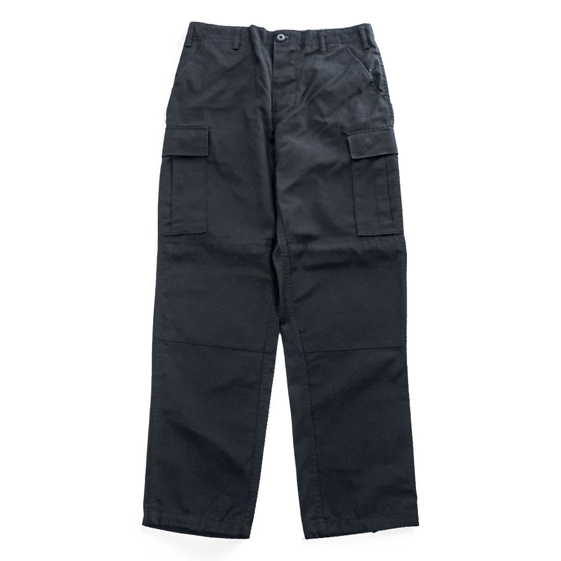 TRU-SPEC BDU 米軍 US ARMY ミリタリー カーゴパンツ L ブラック コンバット トラウザーズ ダブルニー ドローコード 8415-01-084-1713