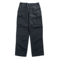 TRU-SPEC BDU Cargo Pants Black 60/40 Cotton-Poly Button Fly Drawcord Hem Reinforced Knee W31-35in