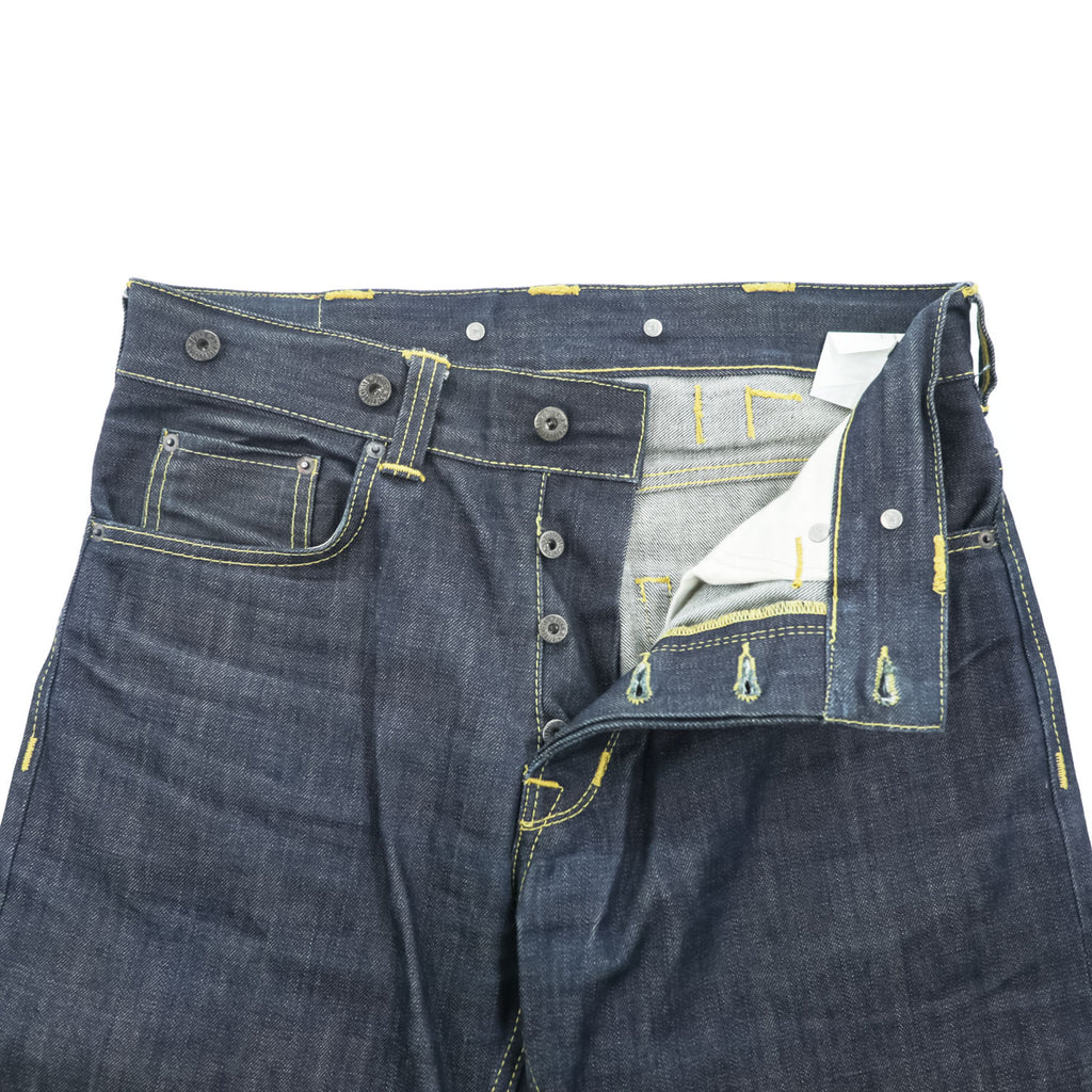 PIKE BROTHERS デニムパンツ 11oz selvedge ジーンズ 1937 Roamer Pant シンチバック サスペンダーボタン リジッド 濃紺 トルコ製