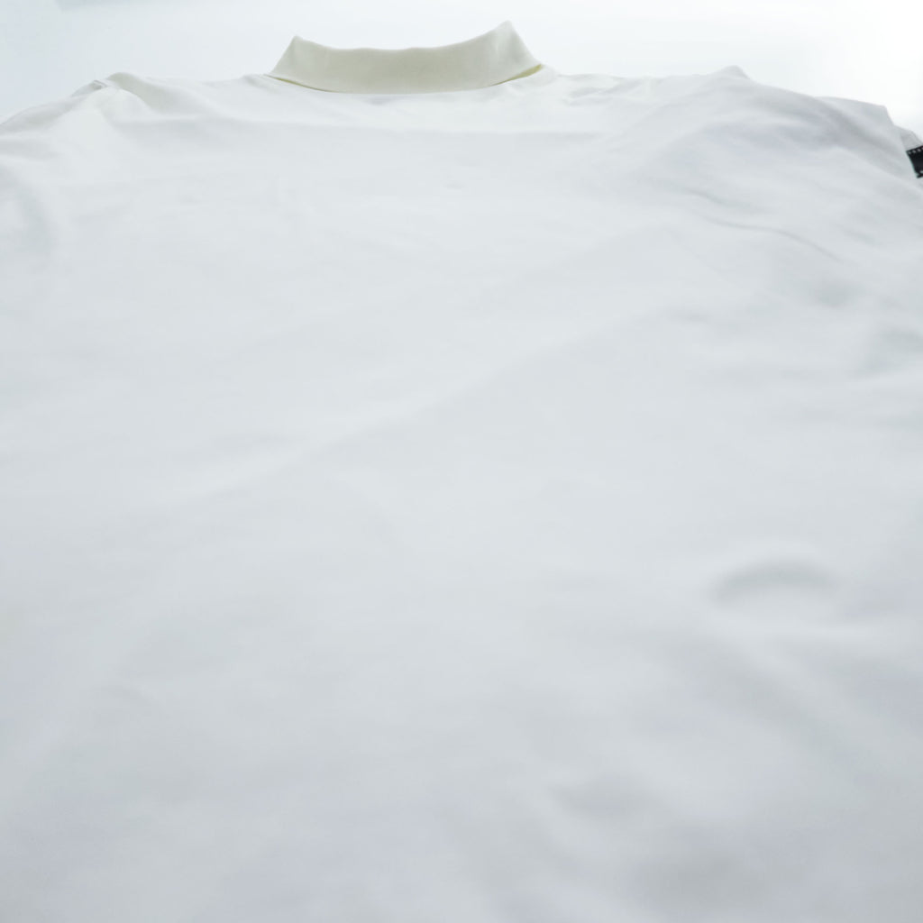 OAMC ハイネック 長袖 ロングスリーブ Tシャツ ロンT L ホワイト サイドライン テープ I024514 ポルトガル製